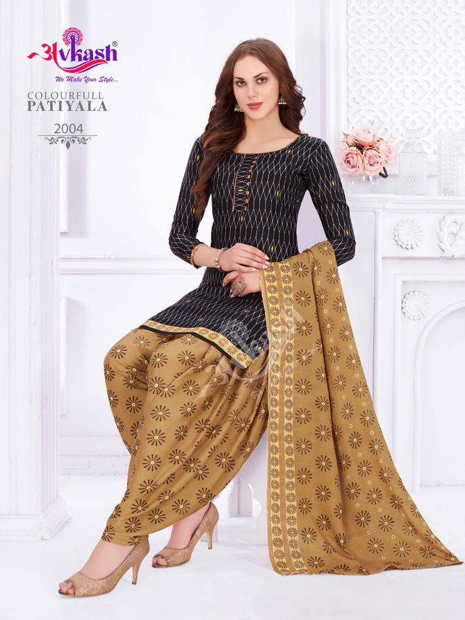 Avkash Colourfull Patiyal 2 Casual Daily Wear Cotton Printed Collection